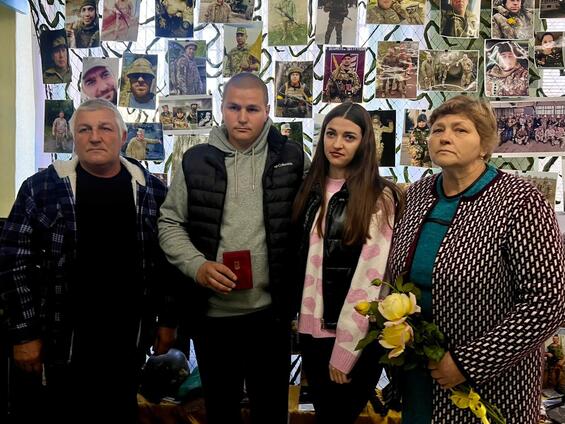 Урочисте вручення Юрію Довганю ордена «За мужність» III ступеня