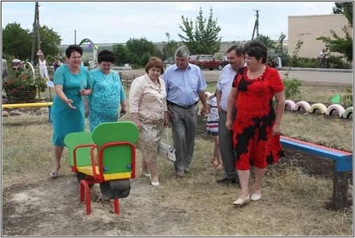 Відкриття дитячого майданчика у селі Костичі