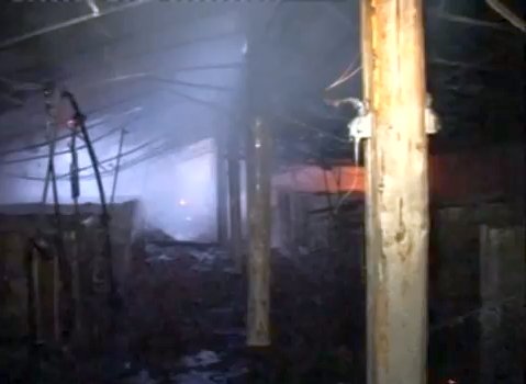 Видео: пожар на свиноферме в с. Пески Баштанского района