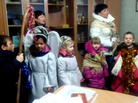 2 відео: колядки у редакції районної газети від вихованців дитсадка м. Баштанка