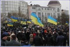 На Миколаївщині пройшов мітинг в підтримку єдності країни