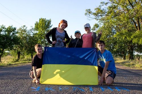 Жители Николаевщины продолжают проявлять свои патриотические настроения