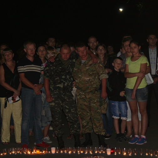«Як би ж мені, синку, не жаль»: в Николаеве почтили память погибших на Донбассе