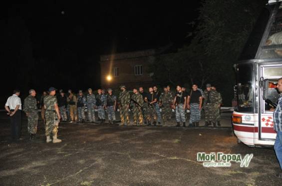 В зону АТО отправился очередной отряд работников специальной роты милиции УМВД Украины в Николаевской области»