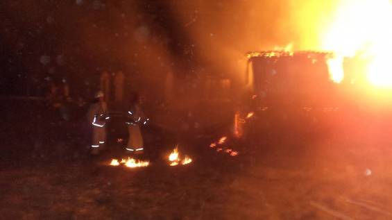 Пожежа у селі Добре Баштанського району»