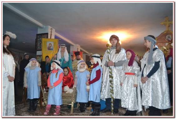 Різдвяний вертеп у Свято-Пантелеймонівському храмі м. Баштанка