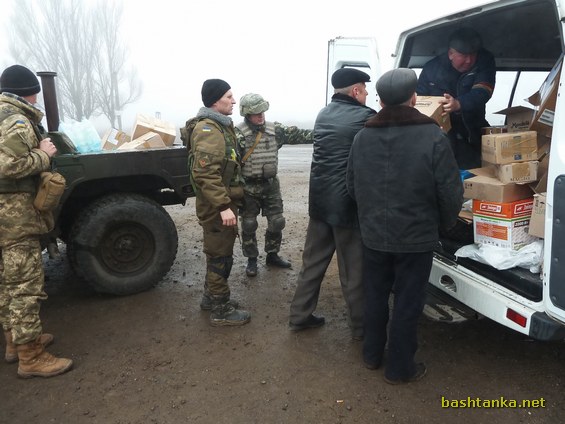 За Баштанським районом у зону АТО гуманітарний вантаж доставили Веселинівці»