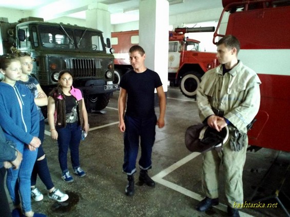 Учні Баштанської ЗОШ №2 відвідали пожежну частину»