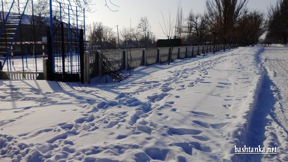 Не забувайте за нові тротуари, бо знову в Баштанці снігопад