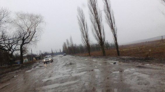 Дорога державного значення Н-11 у селі Виноградівка