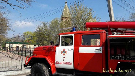 Навчання пожежників у Свято-Миколаївському храмі м. Баштанка
