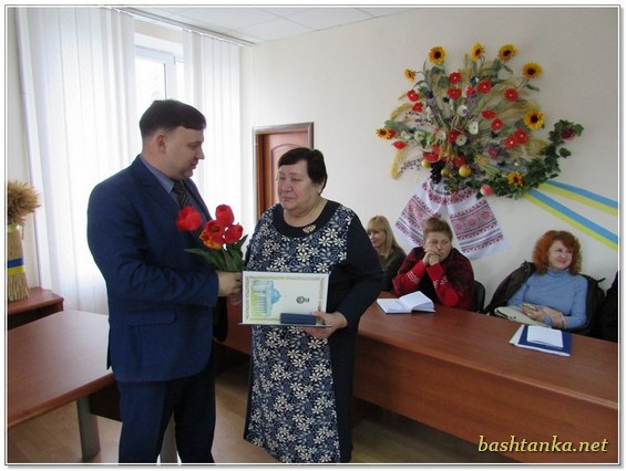 Почесна нагорода для голови Баштанської районної ветеранської організації»