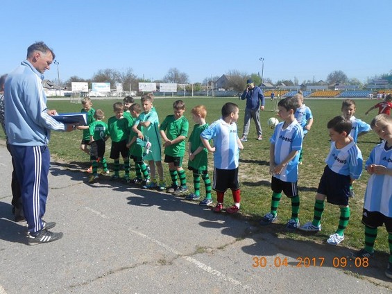 Спонсорская помощь детскому футболу в Баштанке