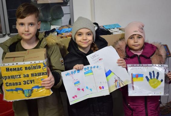 Допомога захисникам України від юних вихованців Баштанки