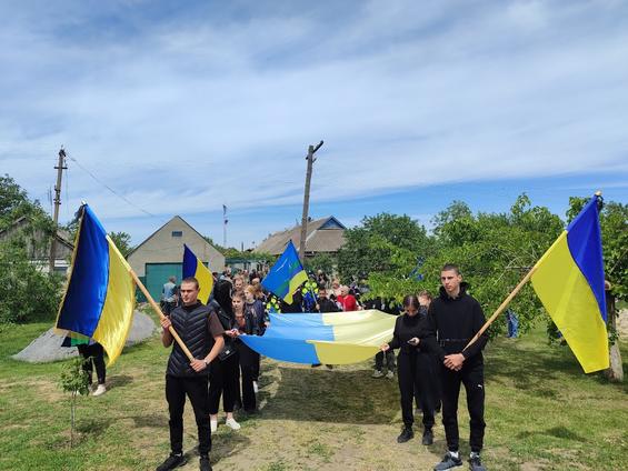 Попрощалися із загиблим воїном із села Добре Олегом Мішеніним