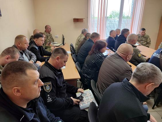 Спільна нарада Баштанського РТЦК та СП, Баштанської РВА та Баштанського районного відділу поліції