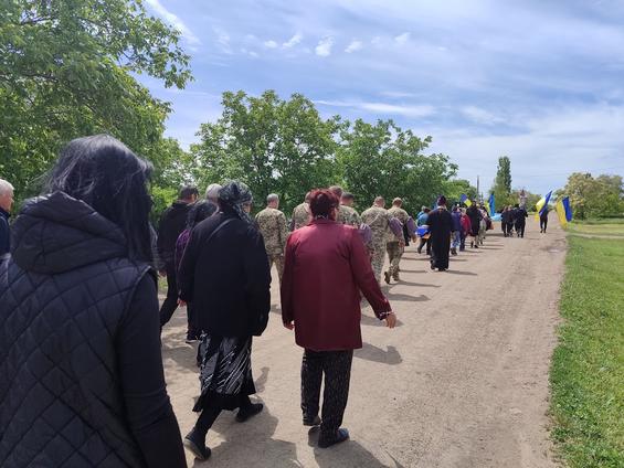 Попрощалися із загиблим воїном із села Добре Олегом Мішеніним