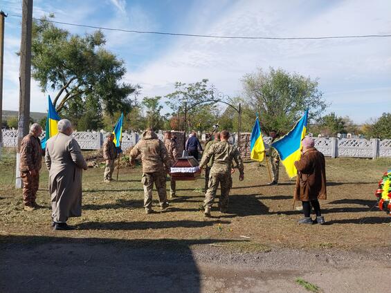 Володимирівська громада з болем у серці провела в останню путь Згуровського Віталія та Костарева Михайла