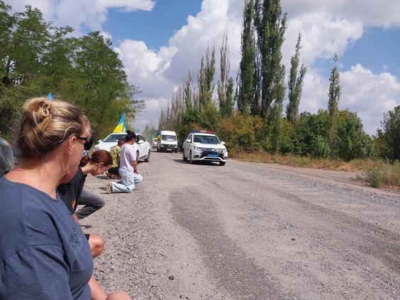 Прощання із загиблим захисником – Іхтіандром Білецьким із села Олександрівка Володимирівської громади»