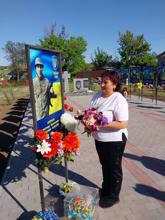 У Володимирівській громаді вшанували пам’ять загиблого Захисника України – Олександра Шевчука