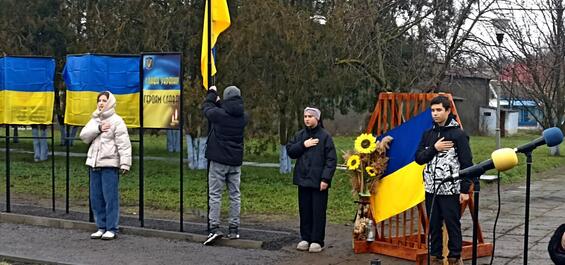 У селі Привліьне відкрили Алею Слави пам’яті та вшануванню героїв, які віддали своє життя за Україну»