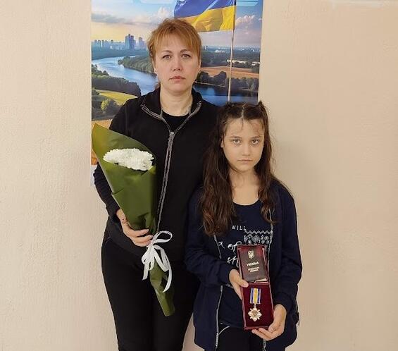 У Баштанці родині загиблого Воїна передали Орден «За мужність»»