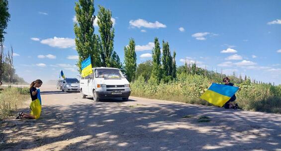 Володимирівська громада провела в останній земний шлях свого земляка, Євгенія Колеснікова»