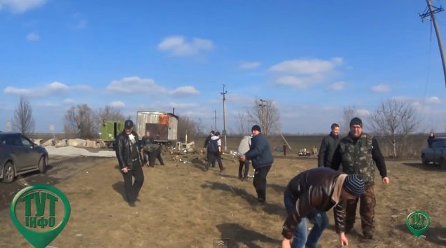 чергування на блокпосту людей Софіївської сільської ради Новобузького району